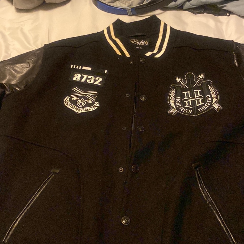Mildly used 8732 varsity jacket